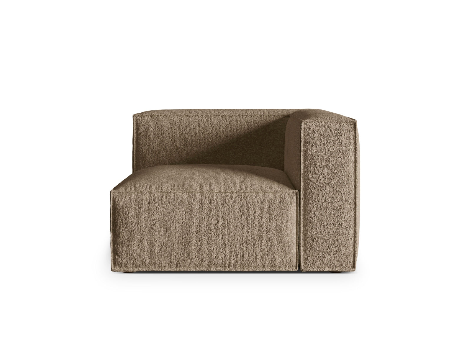 Nuria Corner Modul 1 Sitzer in Cappuccino-Monet präsentiert im Onlineshop von KAQTU Design AG. Modulares Sofa ist von Micadoni