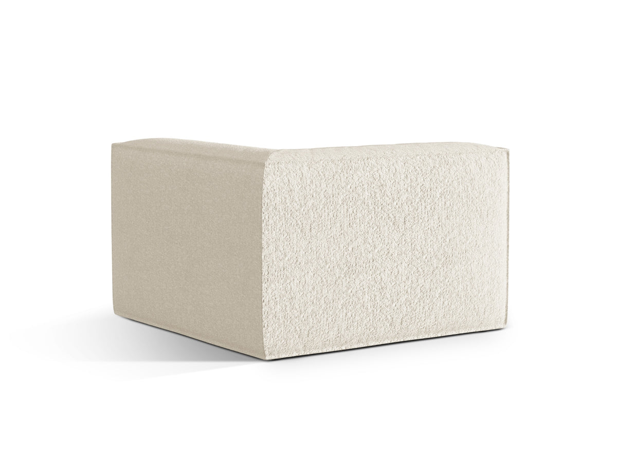 Nuria Corner Modul 1 Sitzer in Beige-Monet präsentiert im Onlineshop von KAQTU Design AG. Modulares Sofa ist von Micadoni