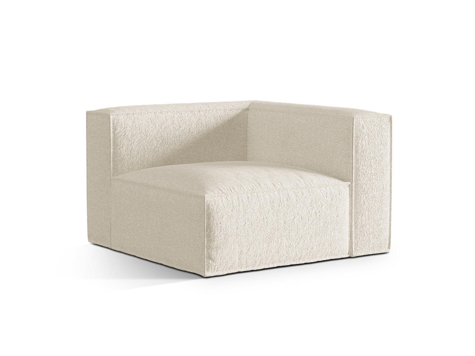 Nuria Corner Modul 1 Sitzer in Ivory-Monet präsentiert im Onlineshop von KAQTU Design AG. Modulares Sofa ist von Micadoni