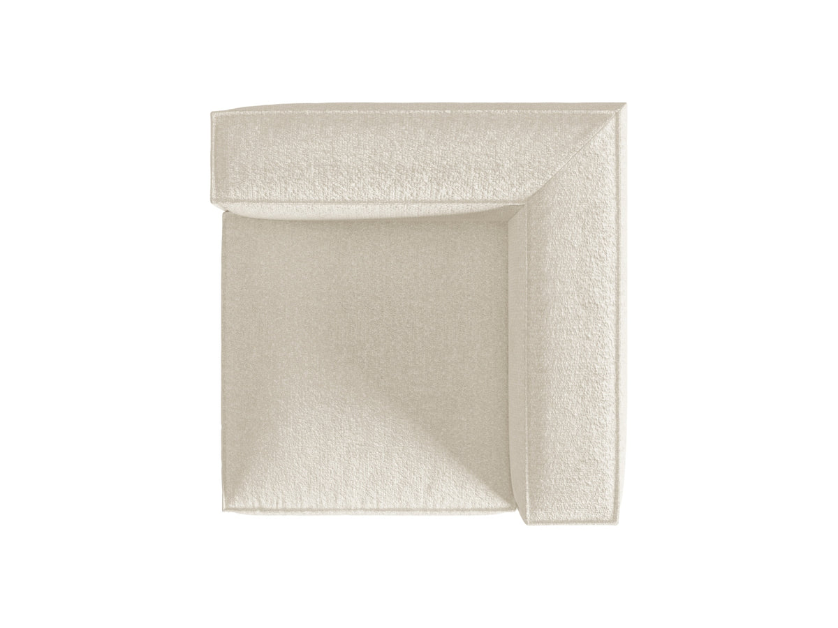 Nuria Corner Modul 1 Sitzer in Ivory-Monet präsentiert im Onlineshop von KAQTU Design AG. Modulares Sofa ist von Micadoni