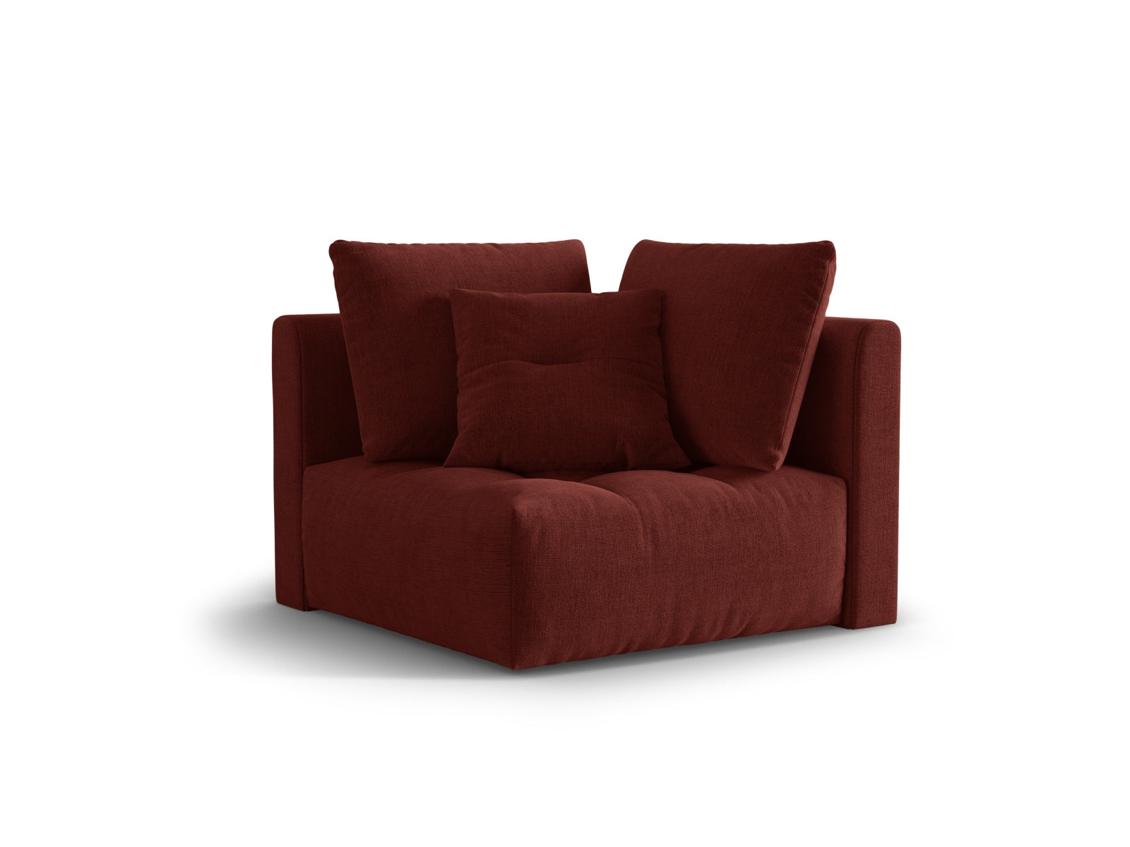 Erleben Sie den Bloom Corner Modul 1 Sitzer von Micadoni – elegantes Design und optimaler Sitzkomfort für Ihr modernes Wohnzimmer.