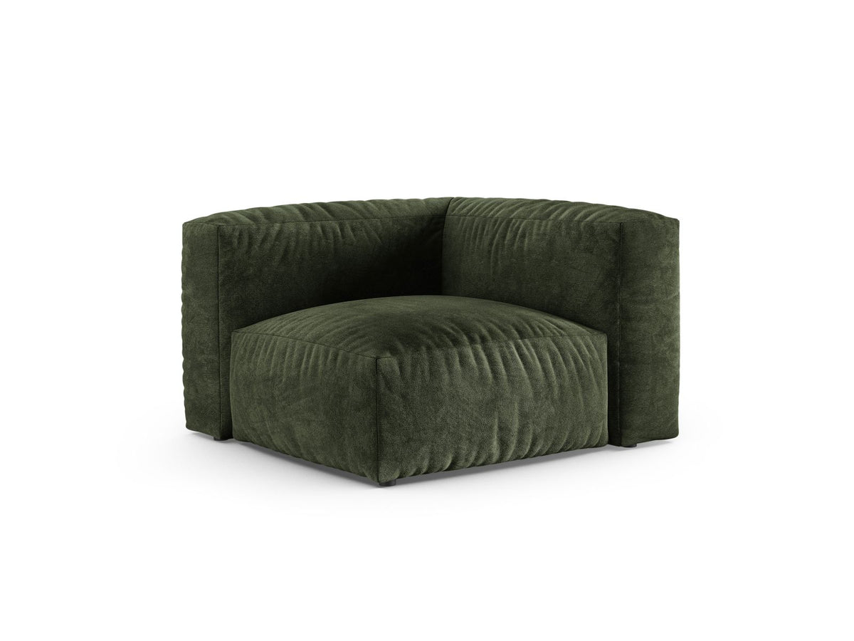 1-Sitzer Eckmodul XL Martina in Green-Vogue präsentiert im Onlineshop von KAQTU Design AG. Modulares Sofa ist von Micadoni
