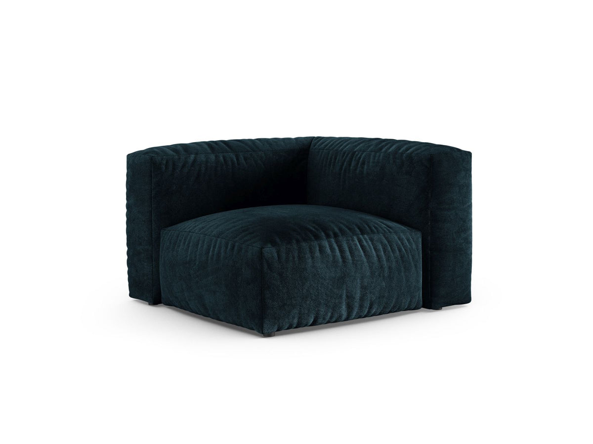 1-Sitzer Eckmodul XL Martina in Deep Petrol-Vogue präsentiert im Onlineshop von KAQTU Design AG. Modulares Sofa ist von Micadoni