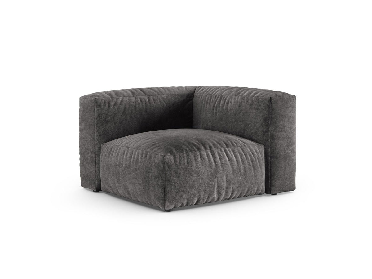 1-Sitzer Eckmodul XL Martina in Grey-Vogue präsentiert im Onlineshop von KAQTU Design AG. Modulares Sofa ist von Micadoni