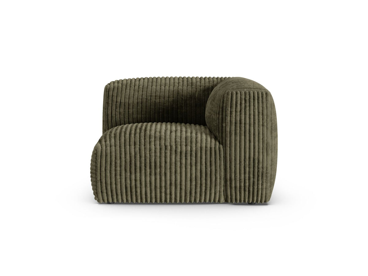 1-Sitzer Eckmodul XL Martina in Moss Green-Tilia präsentiert im Onlineshop von KAQTU Design AG. Modulares Sofa ist von Micadoni