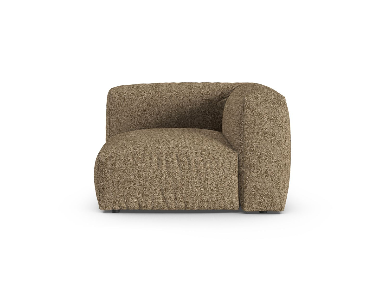 1-Sitzer Eckmodul XL Martina in Cappuccino-Monet präsentiert im Onlineshop von KAQTU Design AG. Modulares Sofa ist von Micadoni