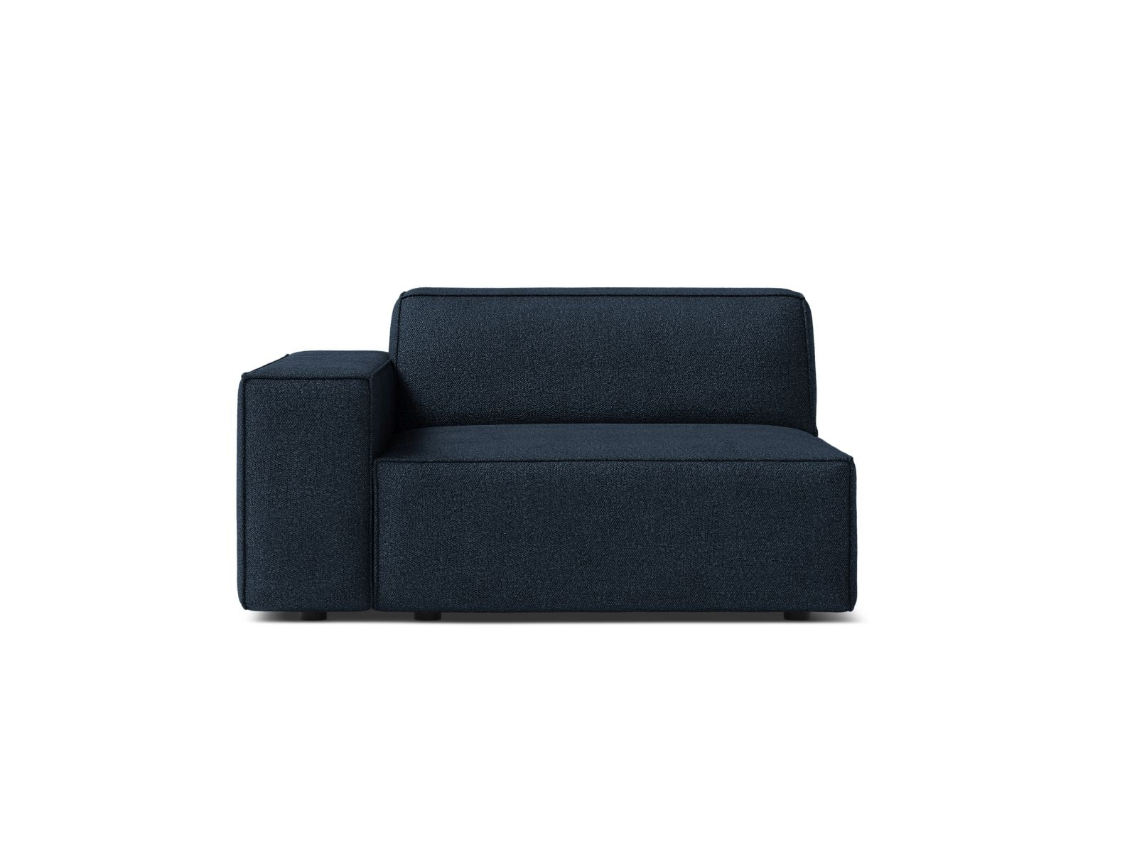 1-Sitzer Modul links Jodie in Dark Blue-Baloo präsentiert im Onlineshop von KAQTU Design AG. Modulares Sofa ist von Micadoni
