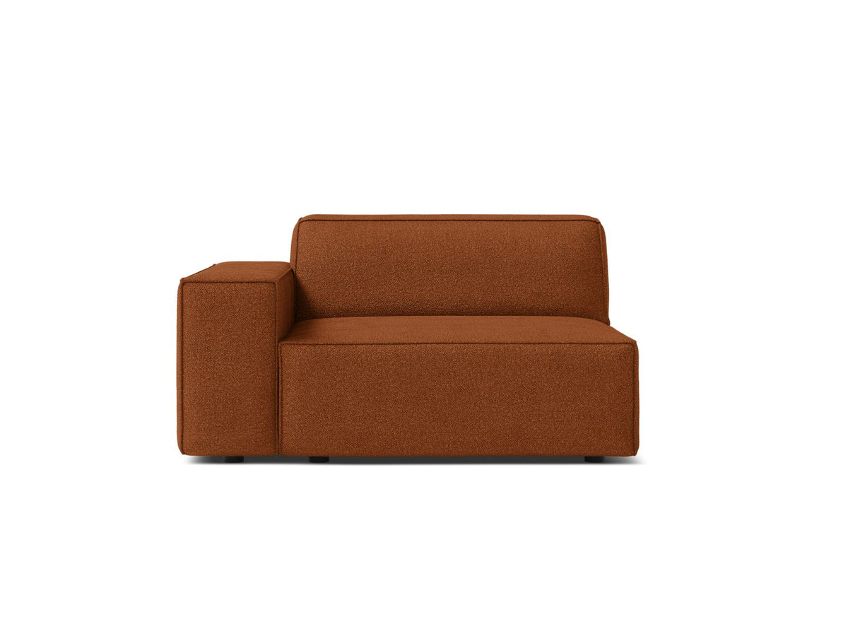 1-Sitzer Modul links Jodie in Terracotta-Baloo präsentiert im Onlineshop von KAQTU Design AG. Modulares Sofa ist von Micadoni