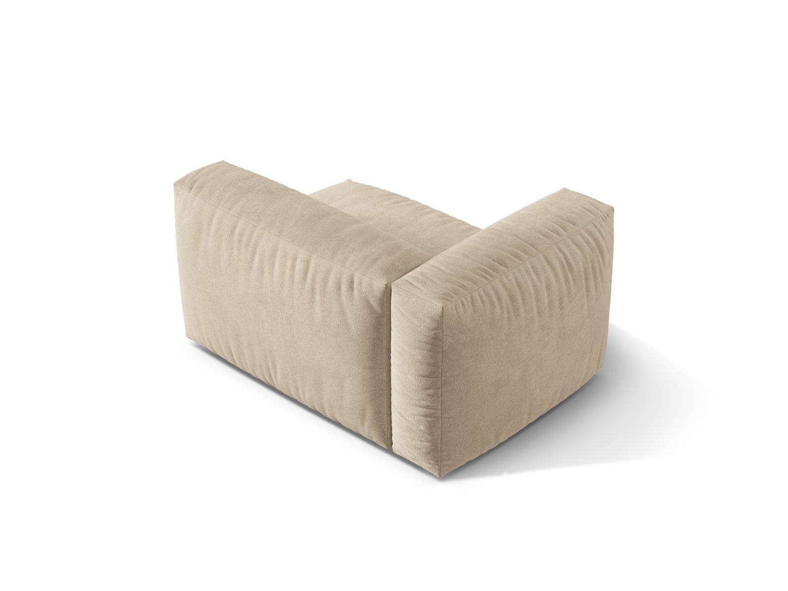 Erleben Sie den Martina Velour Modul links 1 Sitzer von Micadoni – perfekt für kleine Räume. Elegantes Design trifft auf höchsten Sitzkomfort!