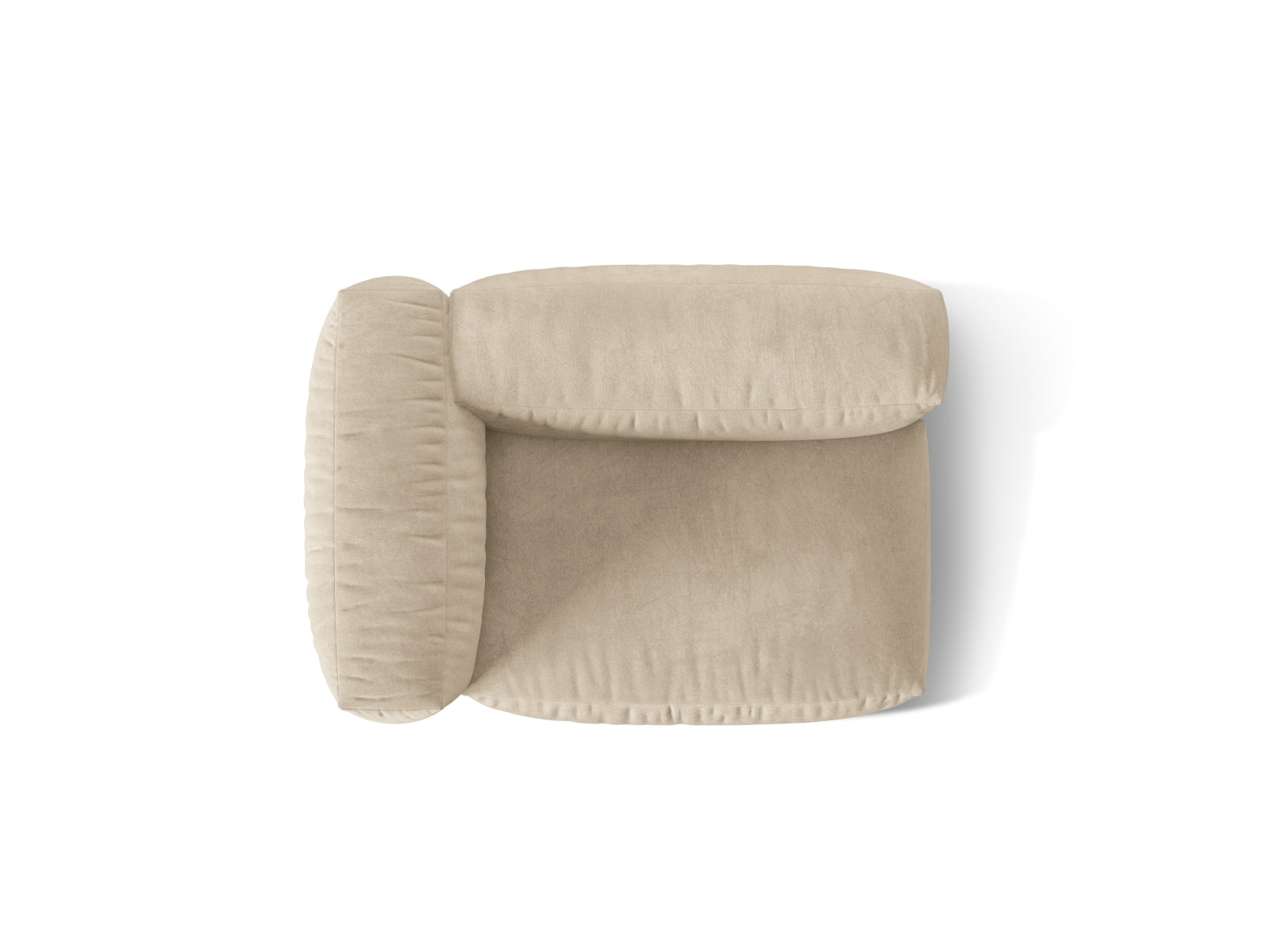 Eleganter linker 1-Sitzer des Martina Moduls von Micadoni, ideal für stilvolle Wohnräume und gemütliche Entspannung.