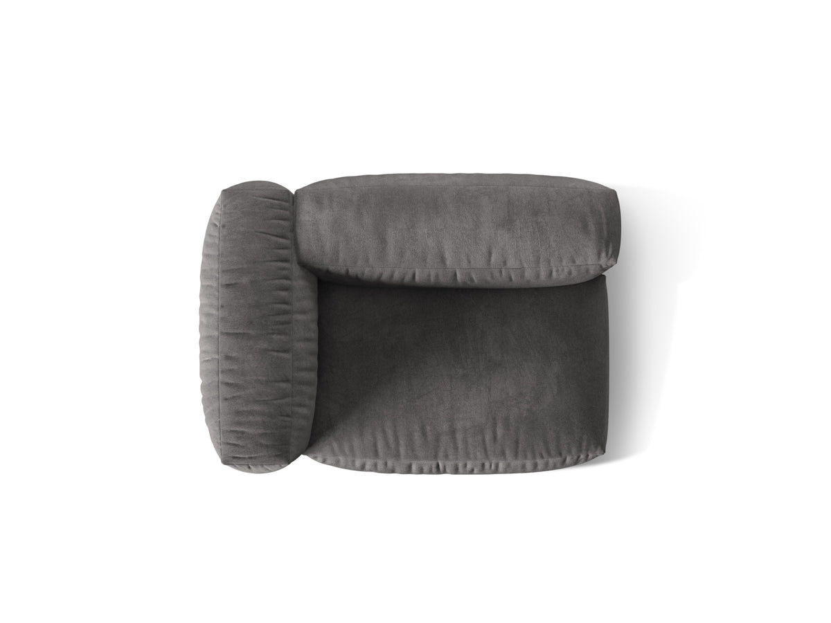 Martina Modul links 1 Sitzer in Grey-Vogue präsentiert im Onlineshop von KAQTU Design AG. Modulares Sofa ist von Micadoni