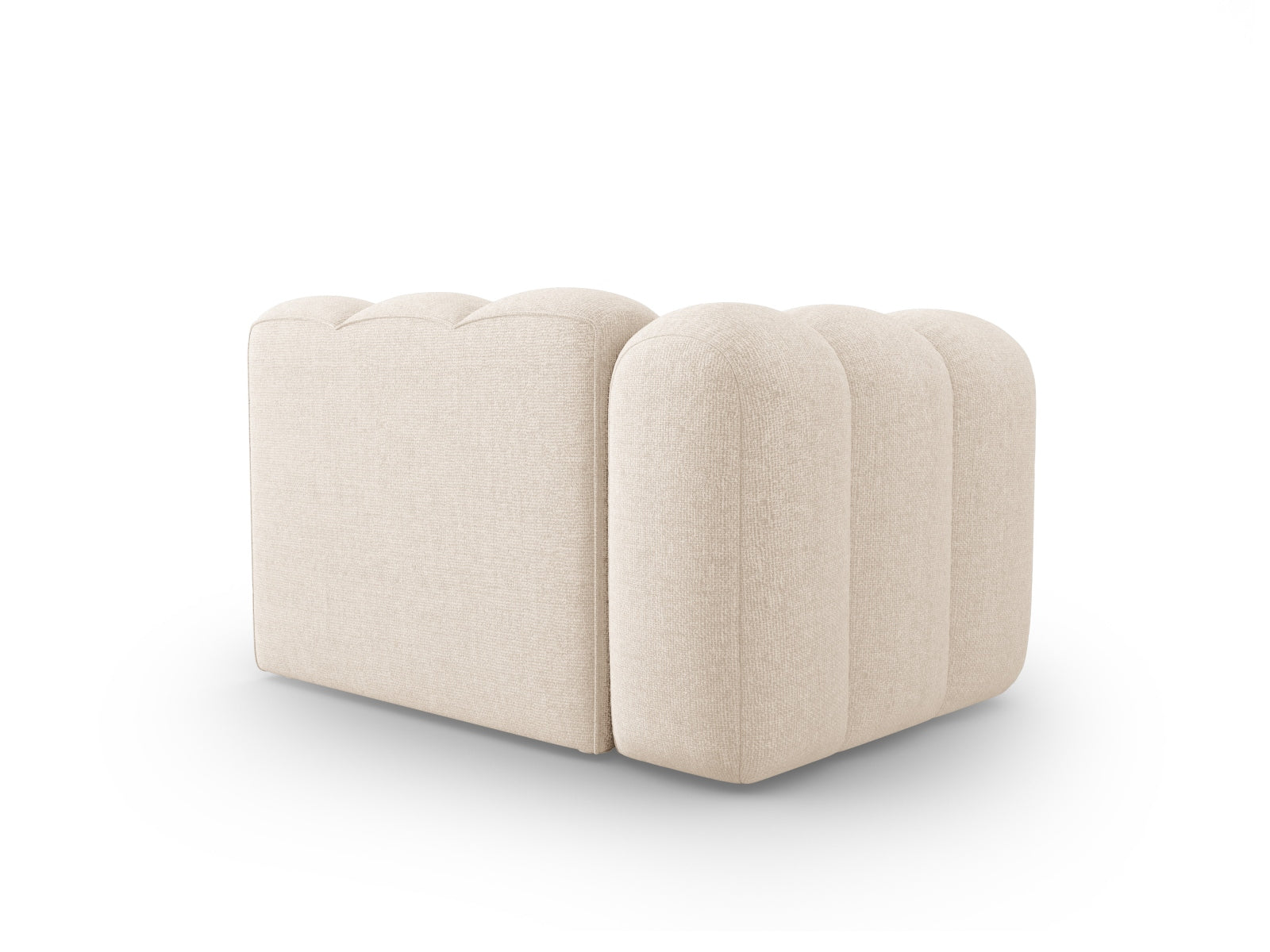 Lupine Modul links 1 Sitzer in Light Beige präsentiert im Onlineshop von KAQTU Design AG. Modulares Sofa ist von Micadoni