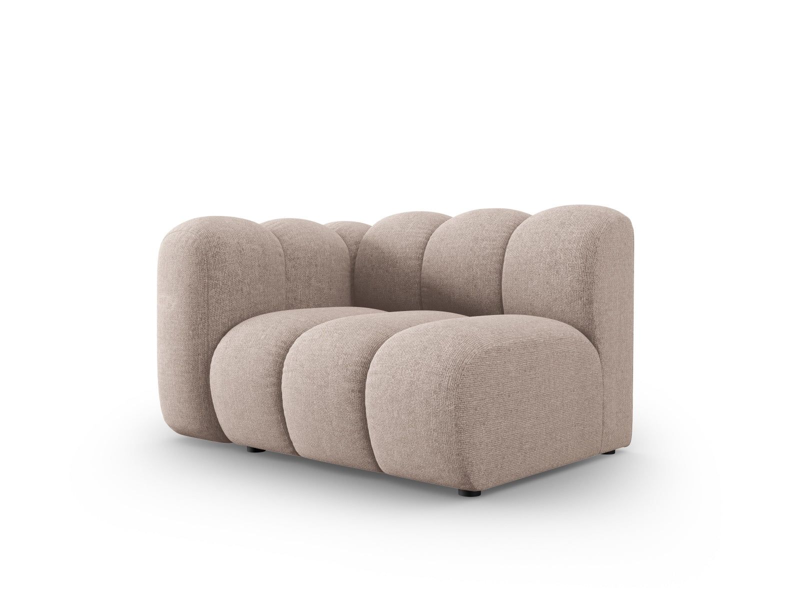 Lupine Modul links 1 Sitzer in Beige präsentiert im Onlineshop von KAQTU Design AG. Modulares Sofa ist von Micadoni
