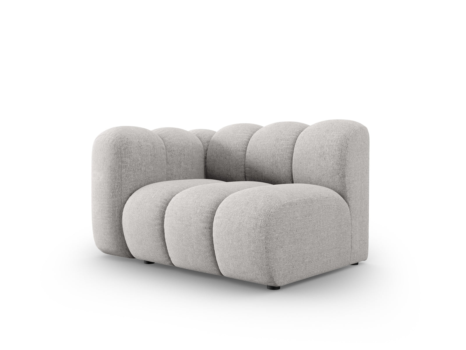 Lupine Modul links 1 Sitzer in Light Grey präsentiert im Onlineshop von KAQTU Design AG. Modulares Sofa ist von Micadoni