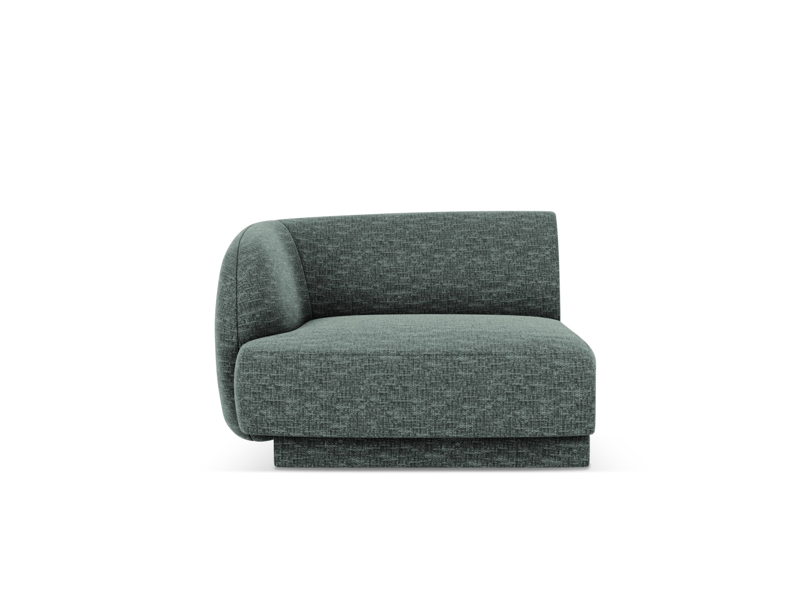Miley Modul links 1 Sitzer in Petrol präsentiert im Onlineshop von KAQTU Design AG. Modulares Sofa ist von Micadoni