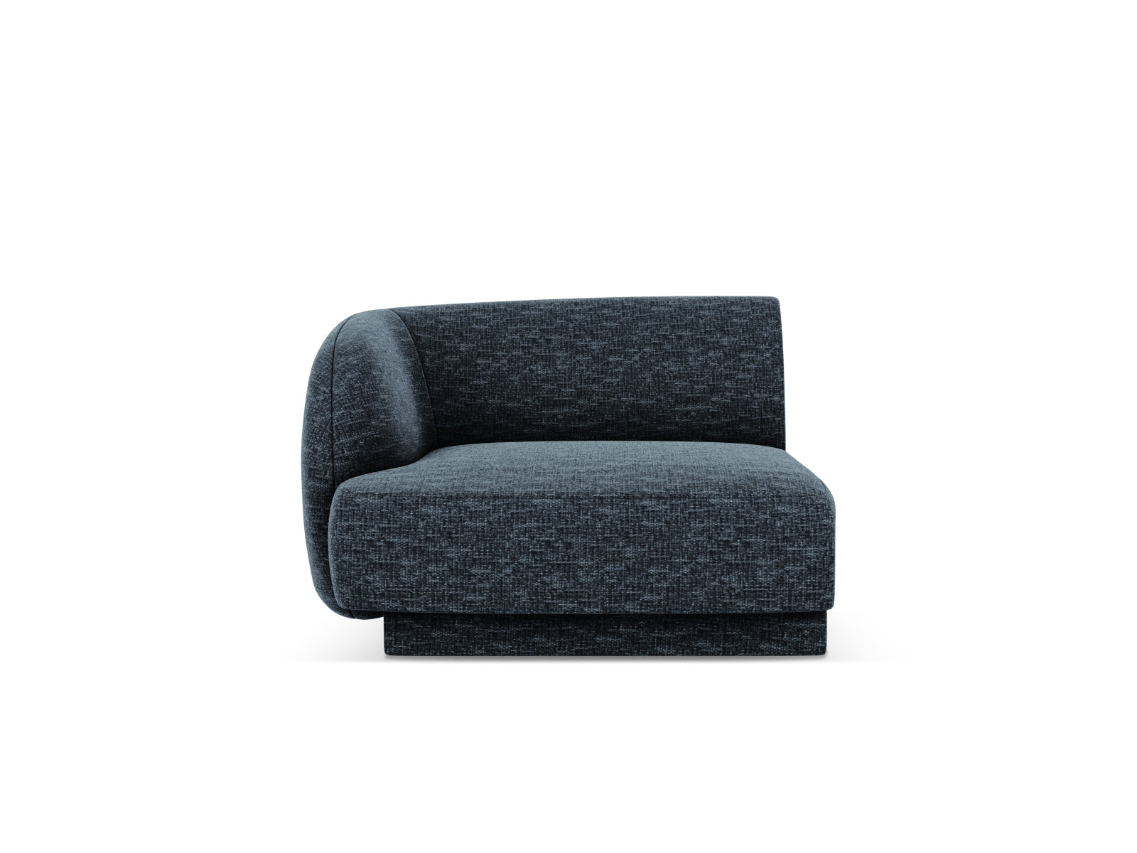Miley Modul links 1 Sitzer in Royal Blue präsentiert im Onlineshop von KAQTU Design AG. Modulares Sofa ist von Micadoni