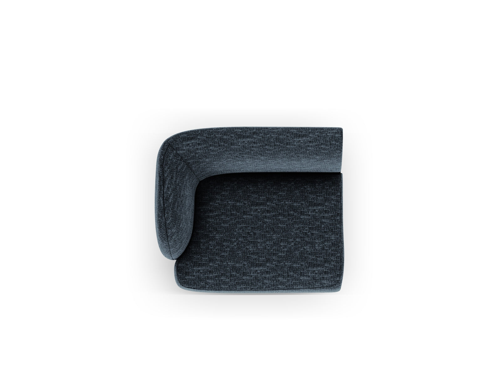 Miley Modul links 1 Sitzer in Royal Blue präsentiert im Onlineshop von KAQTU Design AG. Modulares Sofa ist von Micadoni