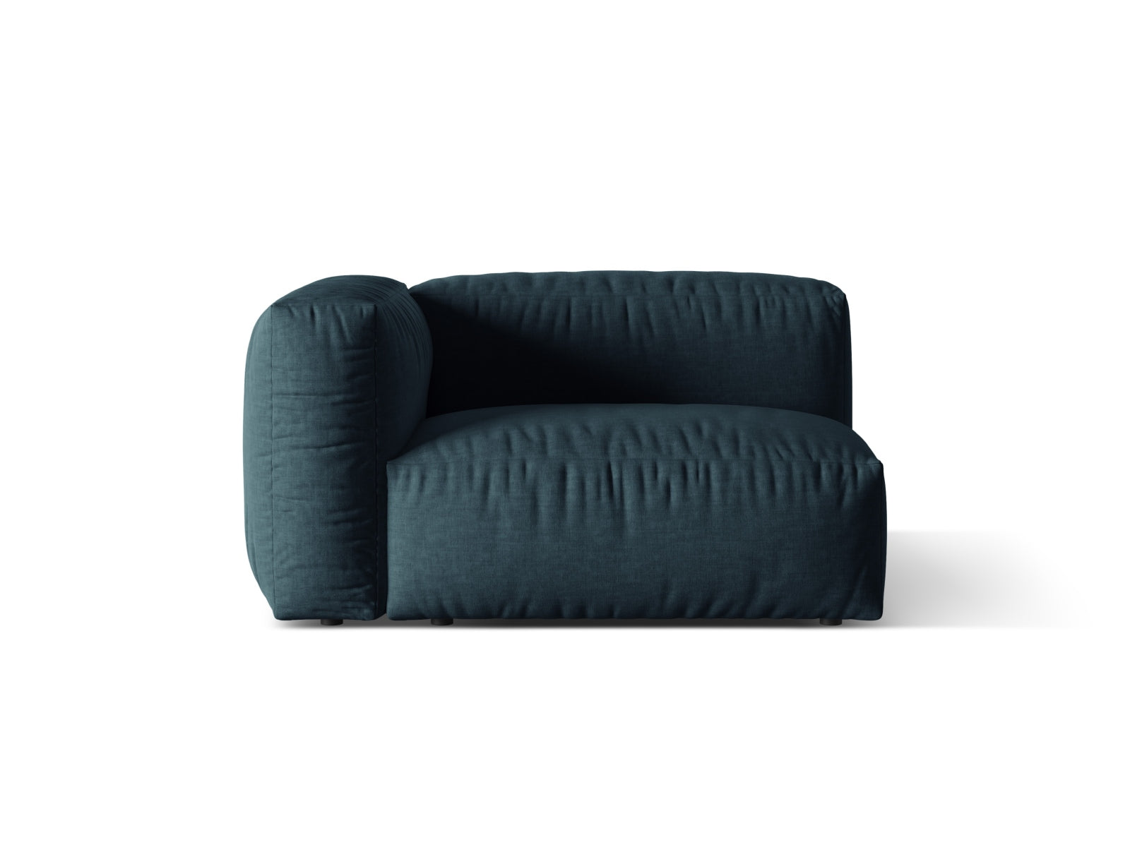 Martina Modul links 1 Sitzer in Blue Jeans präsentiert im Onlineshop von KAQTU Design AG. Modulares Sofa ist von Micadoni