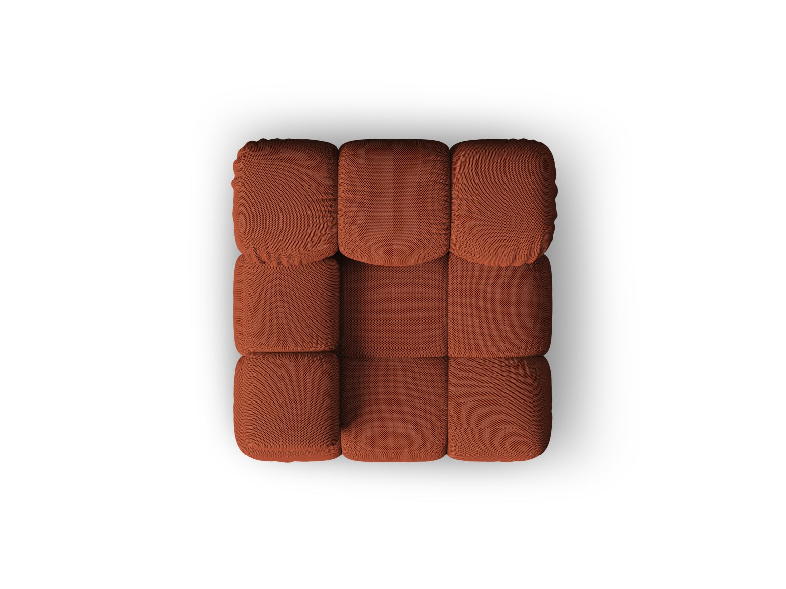 Stylisches Bellis Modul links 1 Sitzer in ansprechendem Brick-Sonic, perfekt für kreative Sofa-Kombinationen von Micadoni.