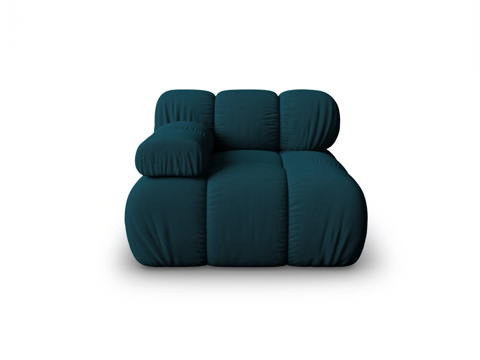 Bellis Modul links 1 Sitzer in Navy Blue-Sonic präsentiert im Onlineshop von KAQTU Design AG. Modulares Sofa ist von Micadoni