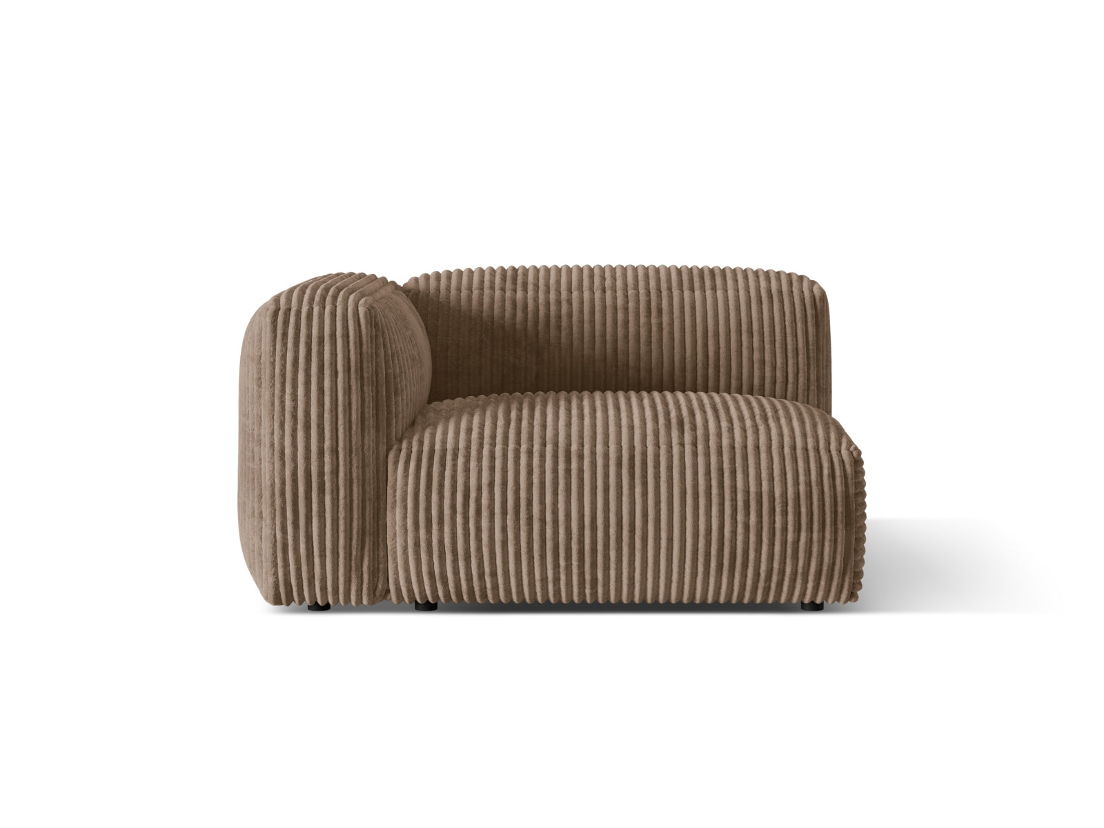 Martina Modul links 1 Sitzer in Acorn-Tilia präsentiert im Onlineshop von KAQTU Design AG. Modulares Sofa ist von Micadoni
