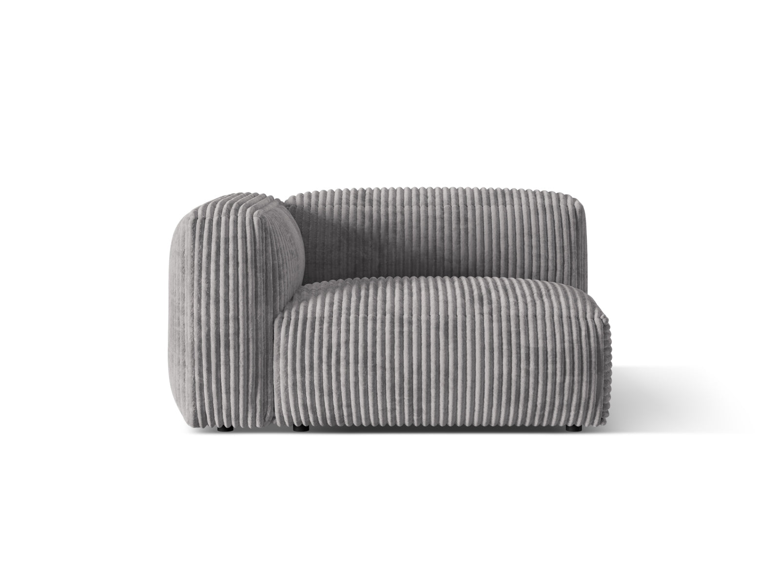 Martina Modul links 1 Sitzer in Light Grey-Tilia präsentiert im Onlineshop von KAQTU Design AG. Modulares Sofa ist von Micadoni