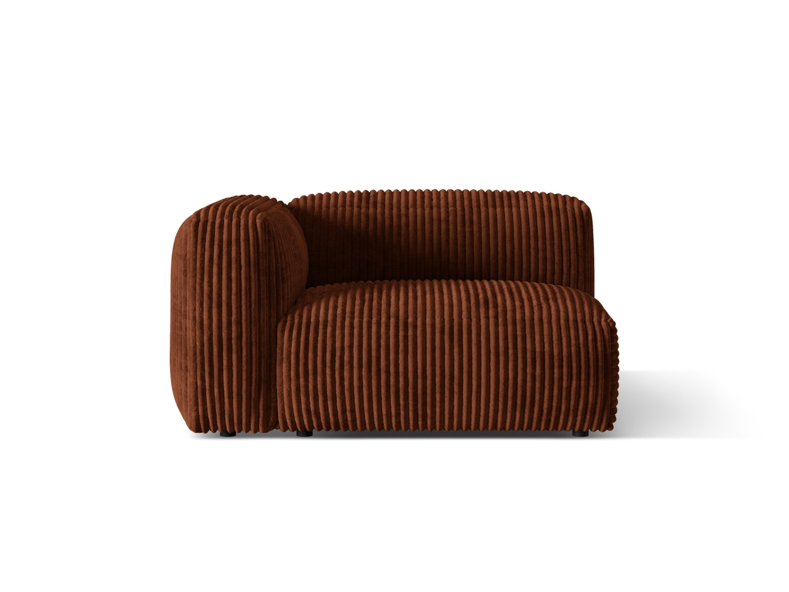 Martina Modul links 1 Sitzer in Brick-Tilia präsentiert im Onlineshop von KAQTU Design AG. Modulares Sofa ist von Micadoni