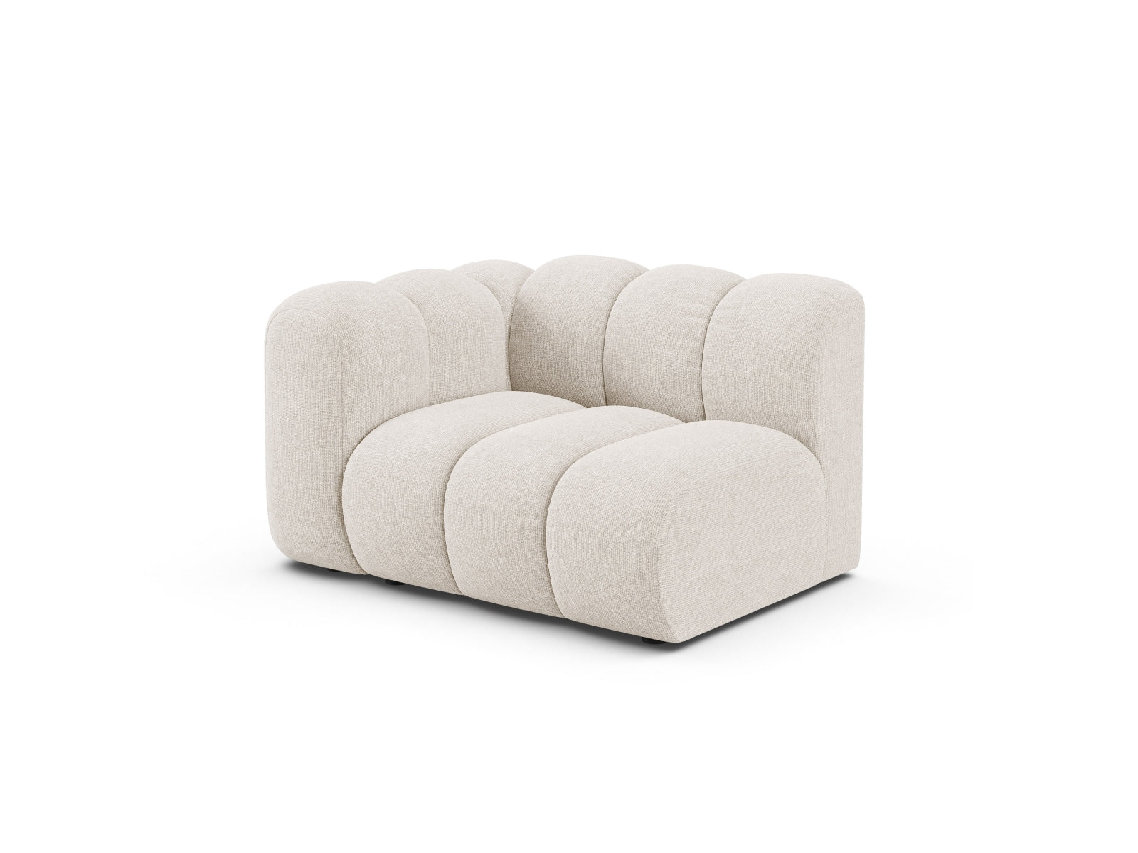 Lupine Modul links 1 Sitzer in Light Beige präsentiert im Onlineshop von KAQTU Design AG. Modulares Sofa ist von Micadoni