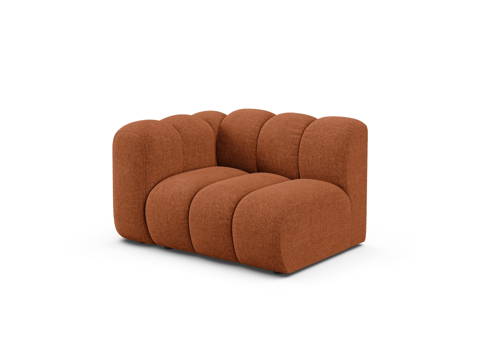 Lupine Modul links 1 Sitzer in Brick präsentiert im Onlineshop von KAQTU Design AG. Modulares Sofa ist von Micadoni