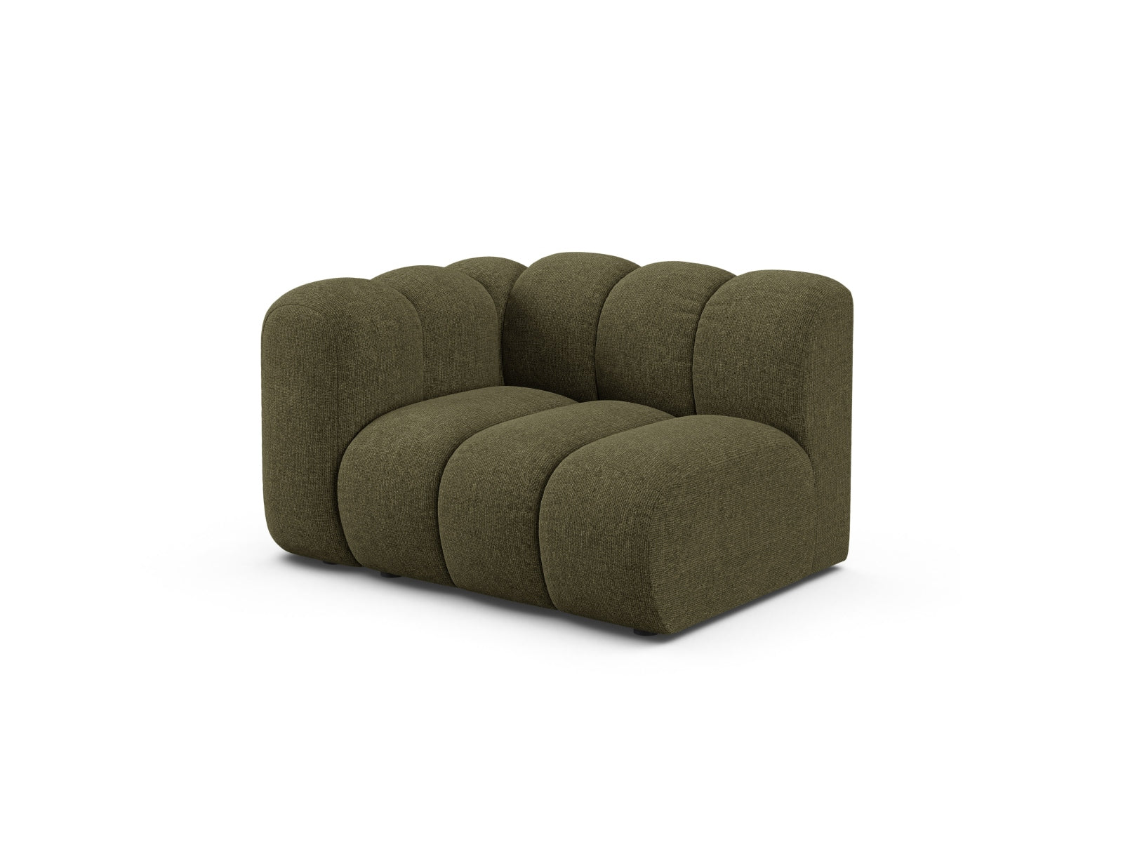 Lupine Modul links 1 Sitzer in Green präsentiert im Onlineshop von KAQTU Design AG. Modulares Sofa ist von Micadoni