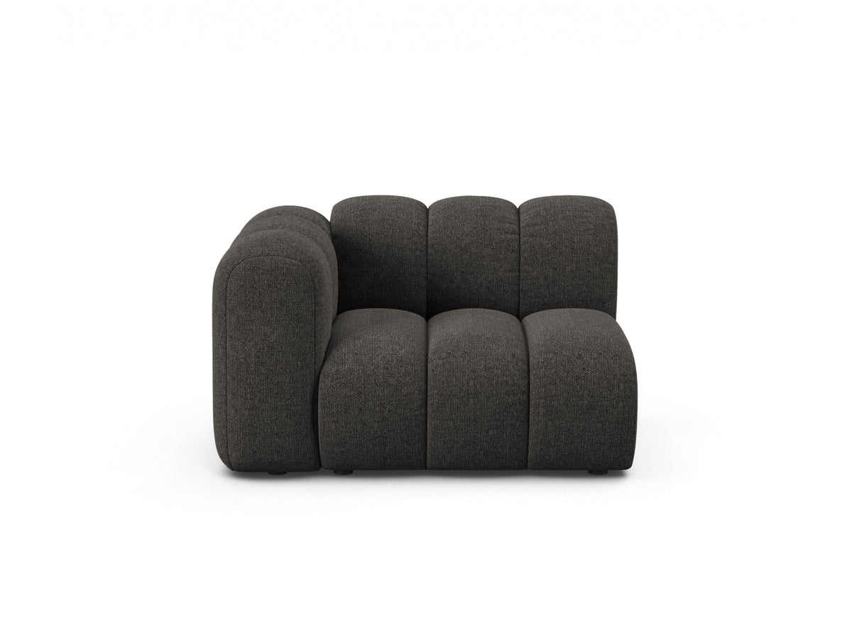 Lupine Modul links 1 Sitzer in Dark Grey-Eden präsentiert im Onlineshop von KAQTU Design AG. Modulares Sofa ist von Micadoni