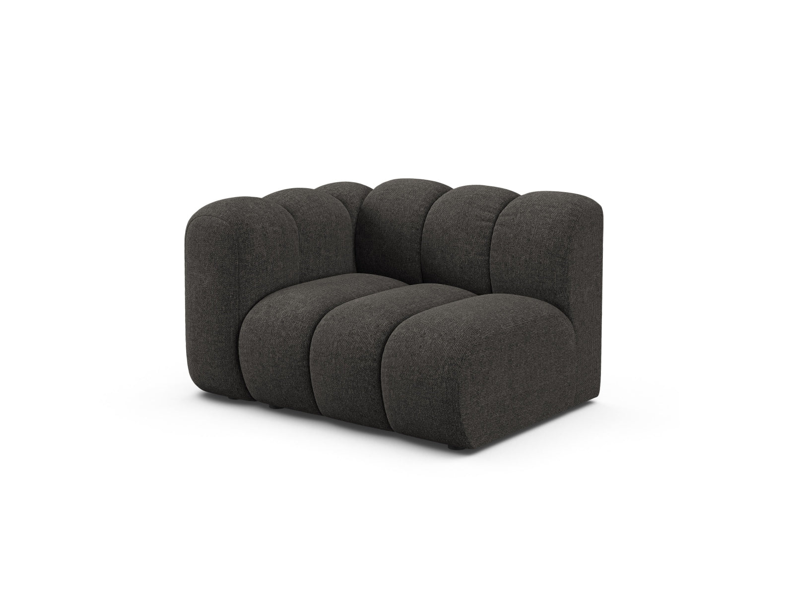 Lupine Modul links 1 Sitzer in Dark Grey präsentiert im Onlineshop von KAQTU Design AG. Modulares Sofa ist von Micadoni
