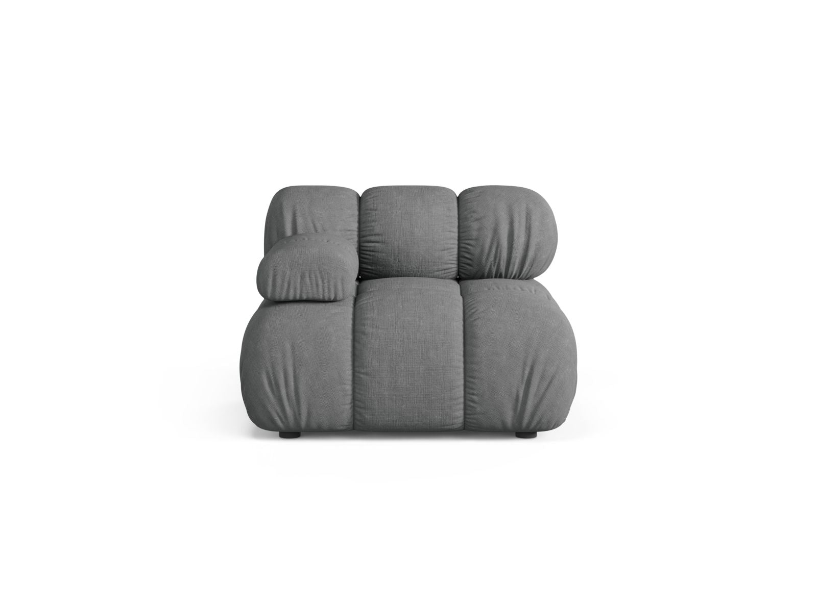 1-Sitzer Modul links Bellis in Grey-Liberty präsentiert im Onlineshop von KAQTU Design AG. Modulares Sofa ist von Micadoni
