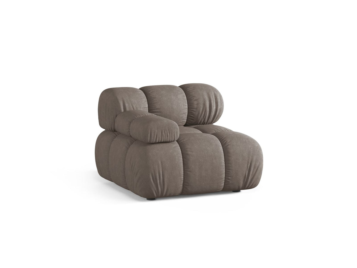 1-Sitzer Modul links Bellis in Cappuccino-Liberty präsentiert im Onlineshop von KAQTU Design AG. Modulares Sofa ist von Micadoni