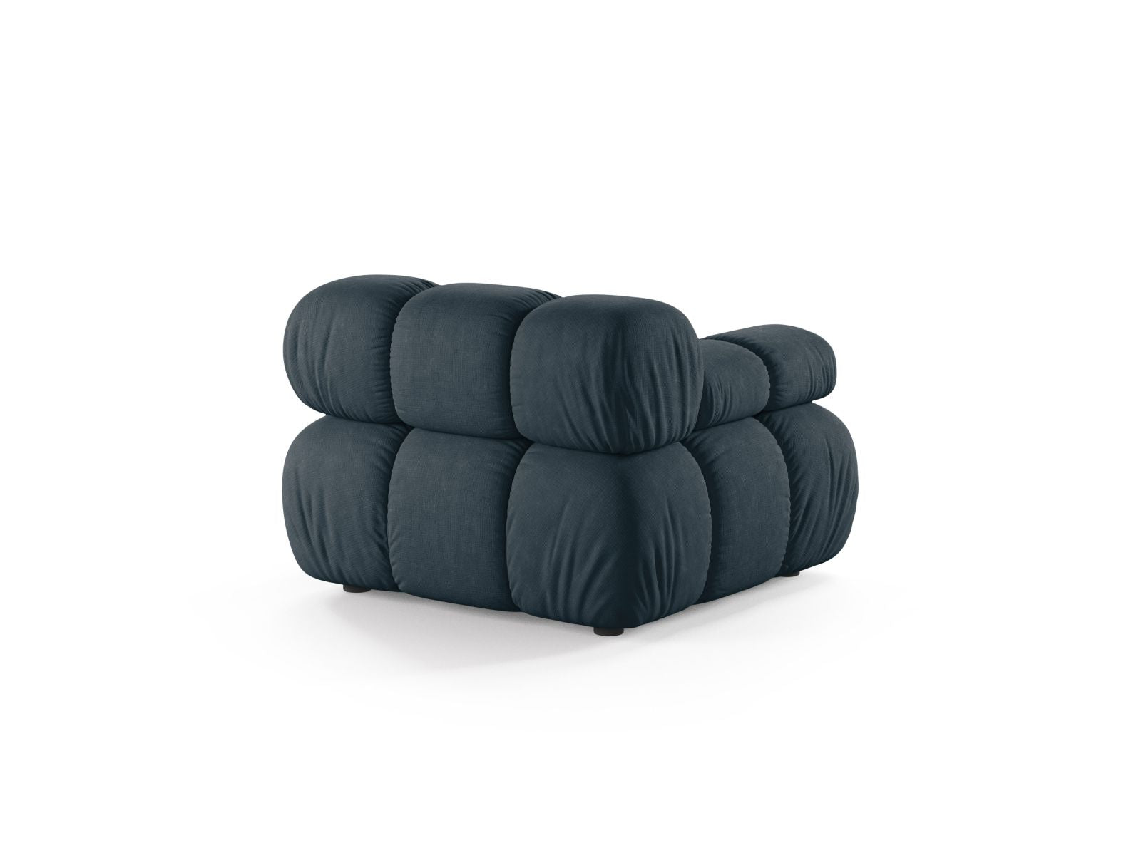 Elegantes 1-Sitzer Modul links Bellis in ansprechendem Petrol, ideal für individuelle Sofa-Arrangements in modernen Wohnräumen.