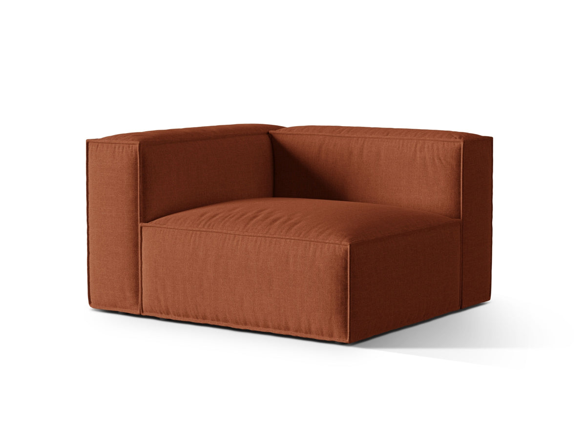 1-Sitzer Modulares Sofa links Nuria in Brick-Liberty präsentiert im Onlineshop von KAQTU Design AG. Modulares Sofa ist von Micadoni