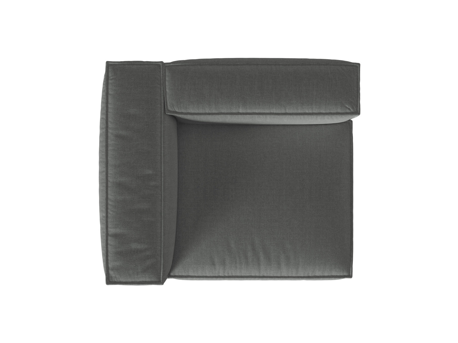 Stylisches 1-Sitzer Sofa links Nuria in modernem Design, perfekt für kreative Raumgestaltungen und gemütliche Wohnatmosphäre.