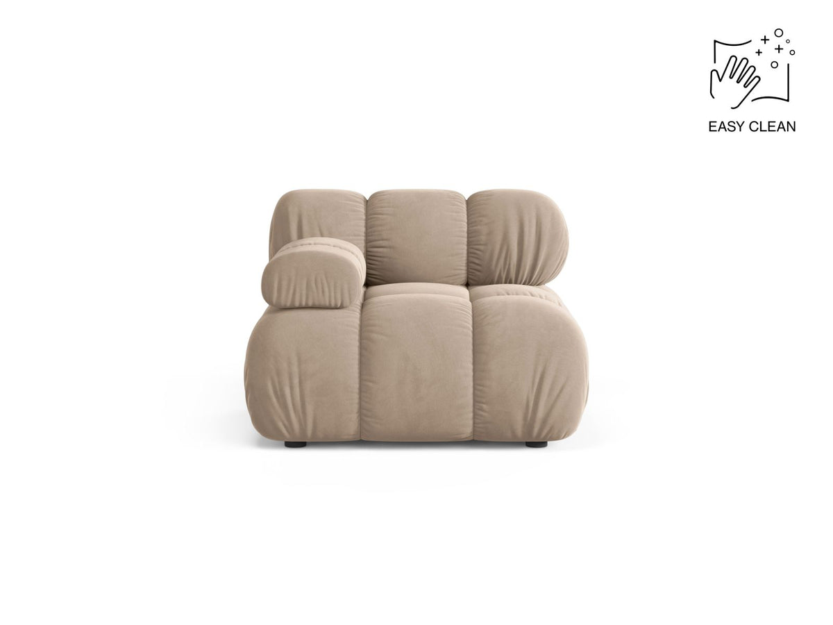 1-Sitzer Modul links Bellis in Beige-Venus präsentiert im Onlineshop von KAQTU Design AG. Modulares Sofa ist von Micadoni