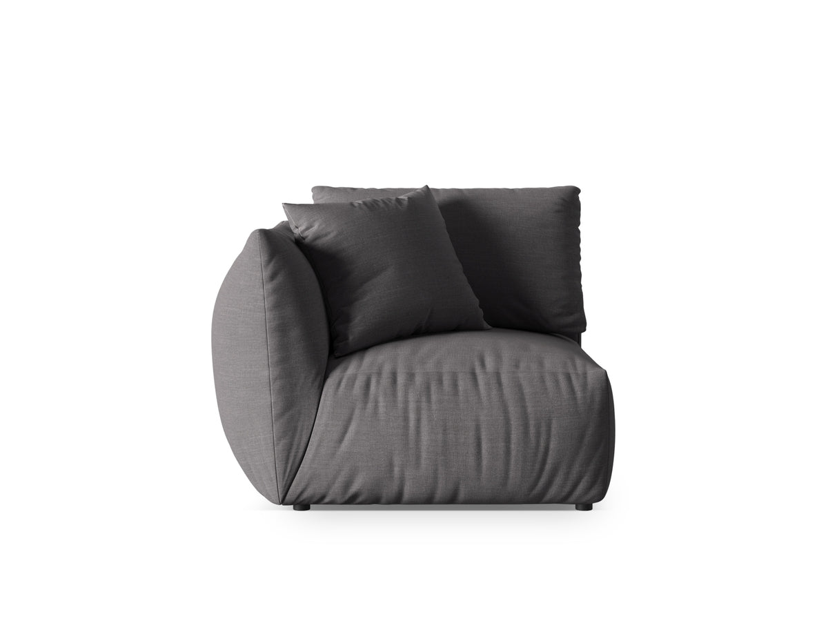 Chris Modul links 1 Sitzer in Sand-LINS präsentiert im Onlineshop von KAQTU Design AG. Modulares Sofa ist von Micadoni