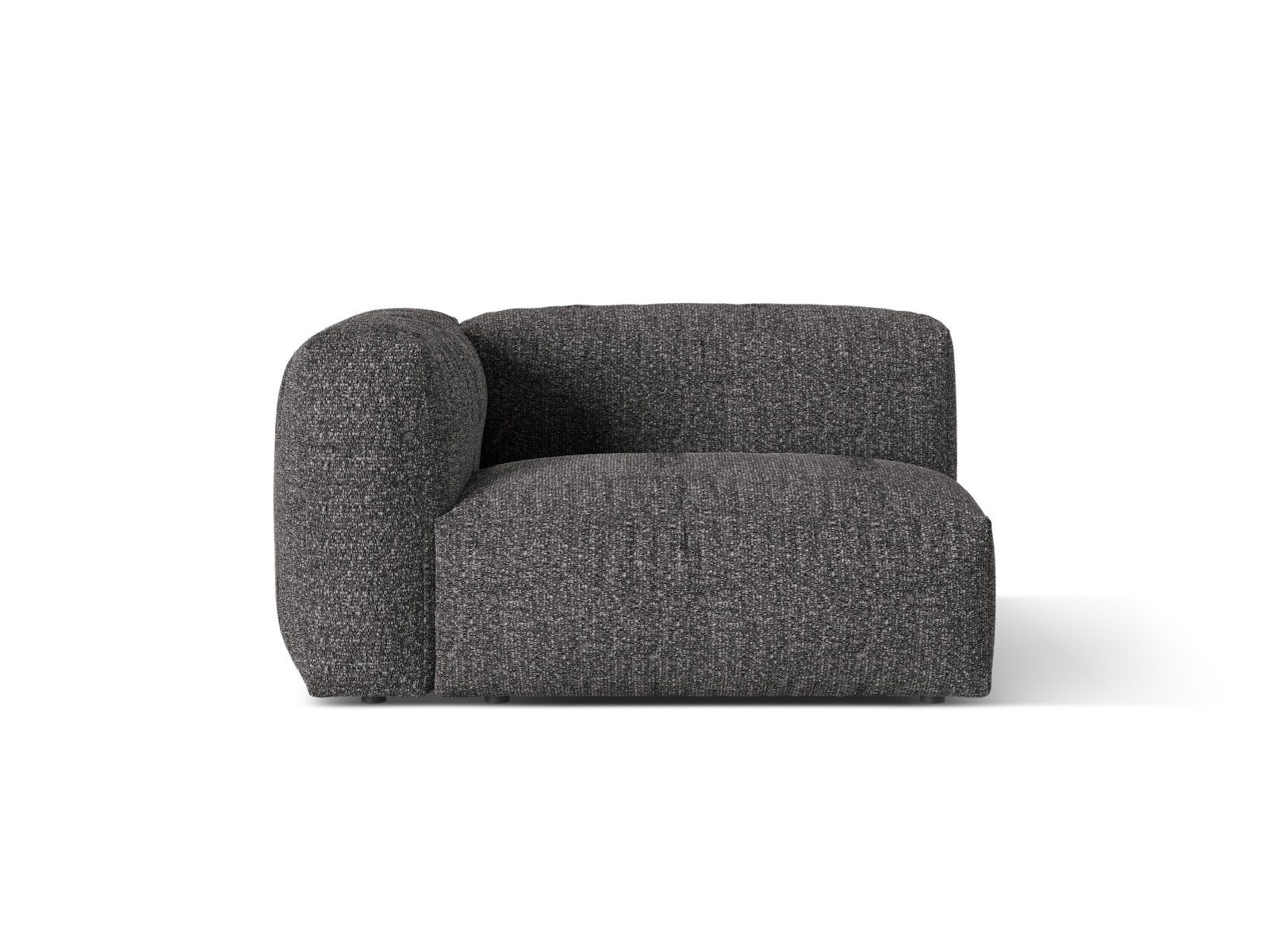 1-Sitzer Sofa Martina Wide links in Anthracite-Monet präsentiert im Onlineshop von KAQTU Design AG. Modulares Sofa ist von Micadoni