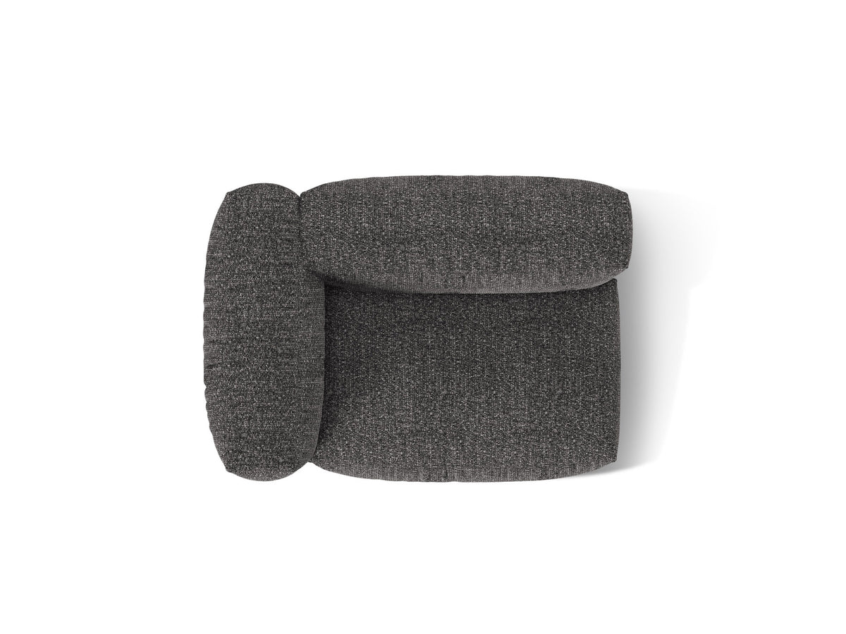 1-Sitzer Sofa Martina Wide links in Anthracite-Monet präsentiert im Onlineshop von KAQTU Design AG. Modulares Sofa ist von Micadoni