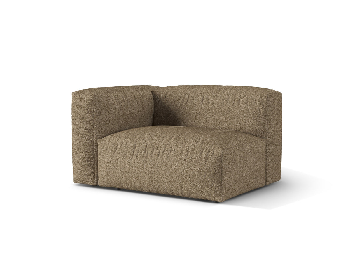 1-Sitzer Sofa Martina Wide links in Cappuccino-Monet präsentiert im Onlineshop von KAQTU Design AG. Modulares Sofa ist von Micadoni