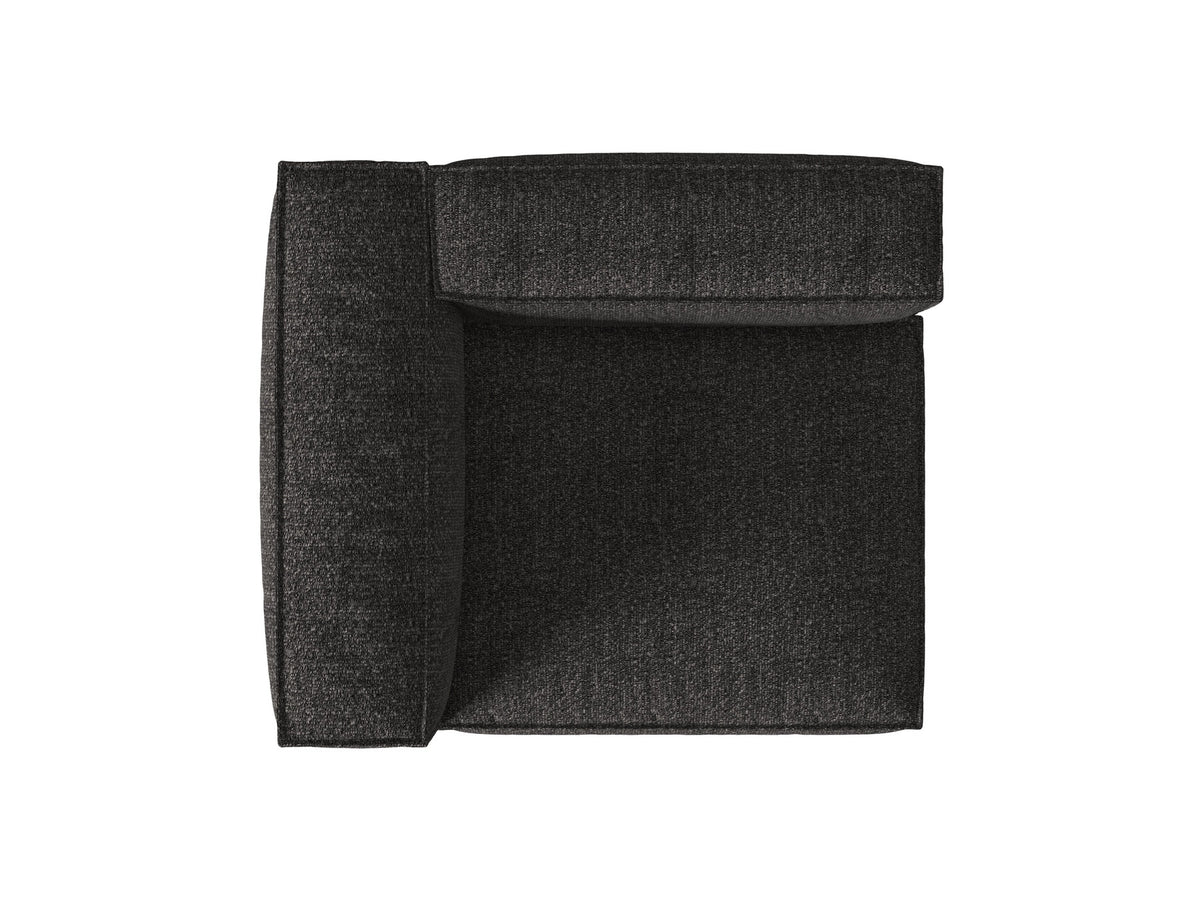 Nuria Boucle Modular Sofa links 1 Sitzer in Anthracite-Monet präsentiert im Onlineshop von KAQTU Design AG. Modulares Sofa ist von Micadoni