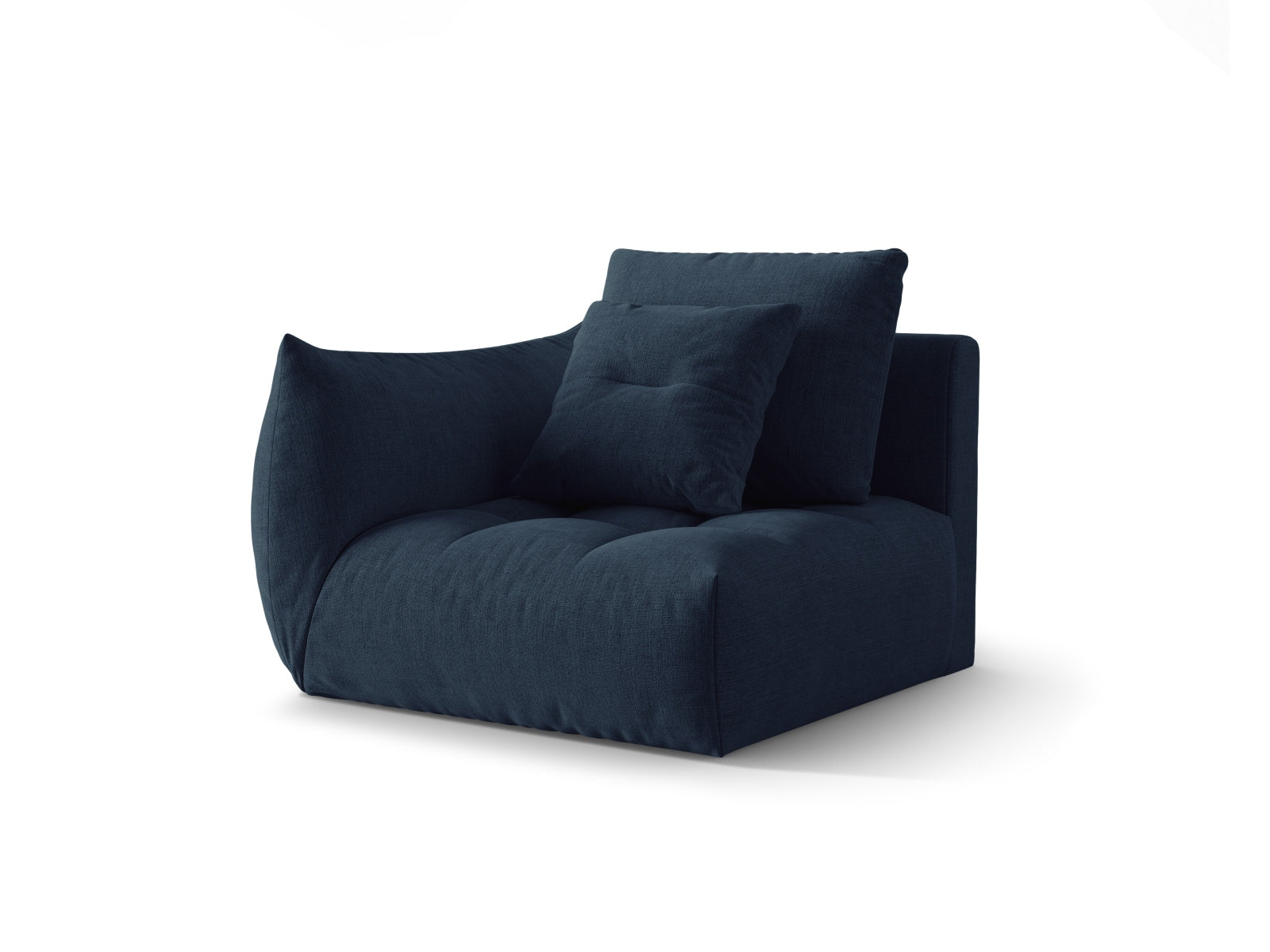 Erleben Sie den eleganten Bloom Modul links 1 Sitzer von Micadoni – ein hochwertiger Velours-Sessel, perfekt für stilvolles Wohnen und maximalen Komfort.