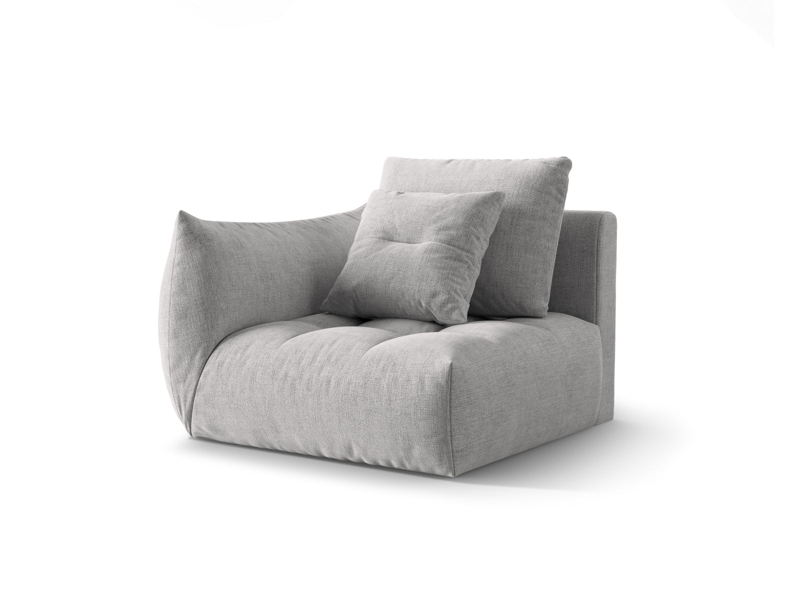 Erleben Sie den eleganten Bloom Modul links 1 Sitzer von Micadoni – ein hochwertiger Velours-Sessel, perfekt für stilvolles Wohnen und maximalen Komfort.