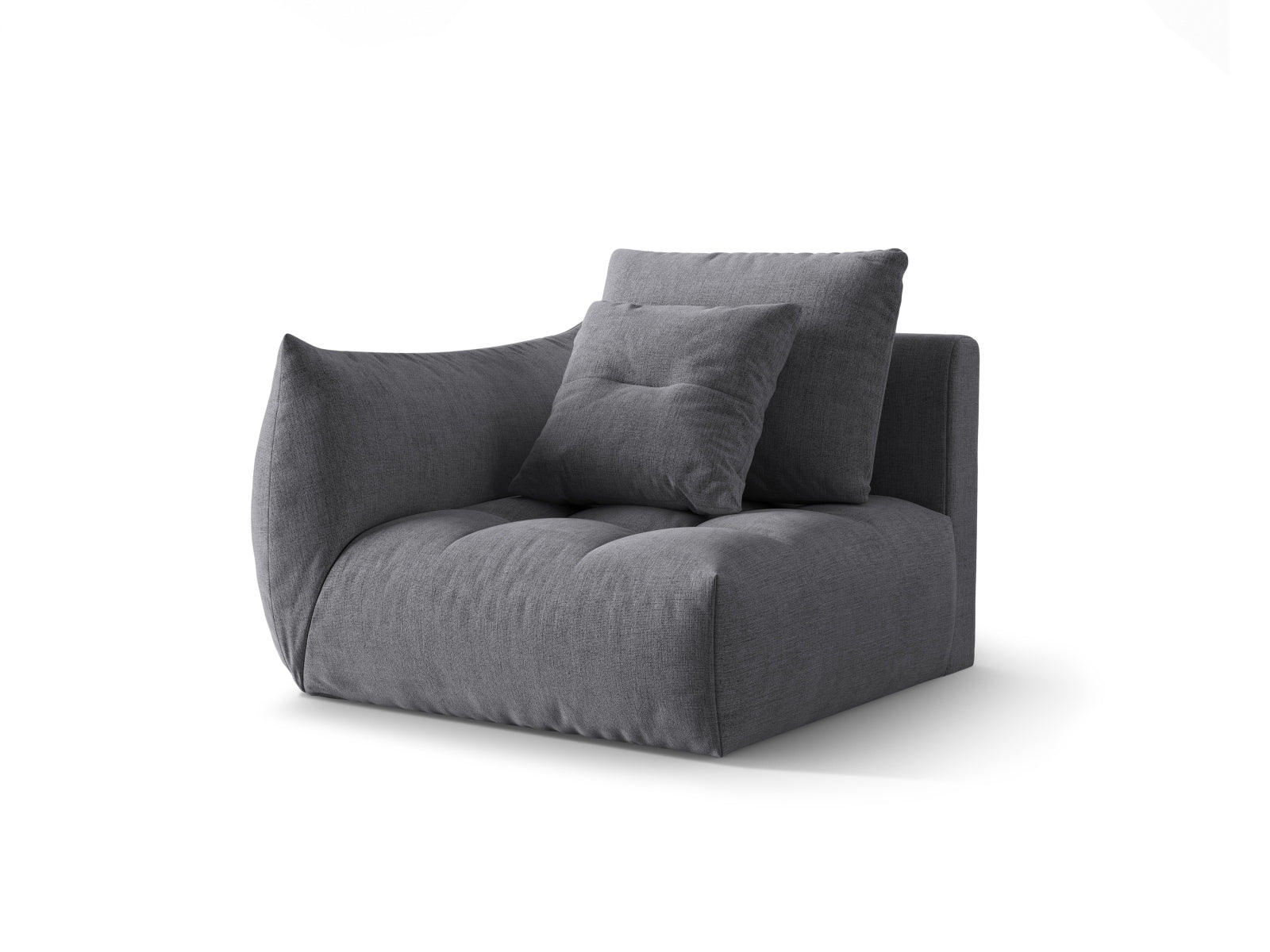 Erleben Sie den eleganten Bloom Modul links 1 Sitzer von Micadoni – ein hochwertiger Velours-Sessel, perfekt für stilvolles Wohnen und maximalen Komfort.
