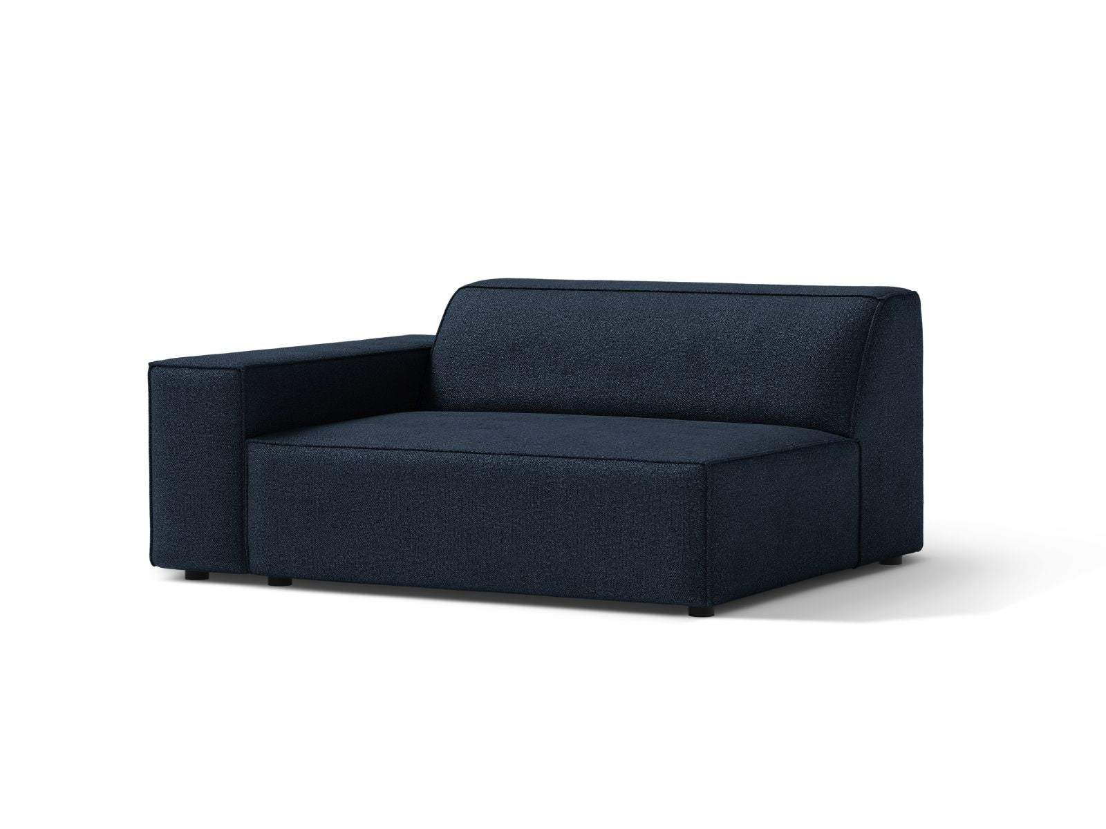 Elegantes 1-Sitzer Sofa-Modul Jodie in dunklem Blau, ideal für individuelle Wohnkonzepte und moderne Raumgestaltungen von Micadoni.