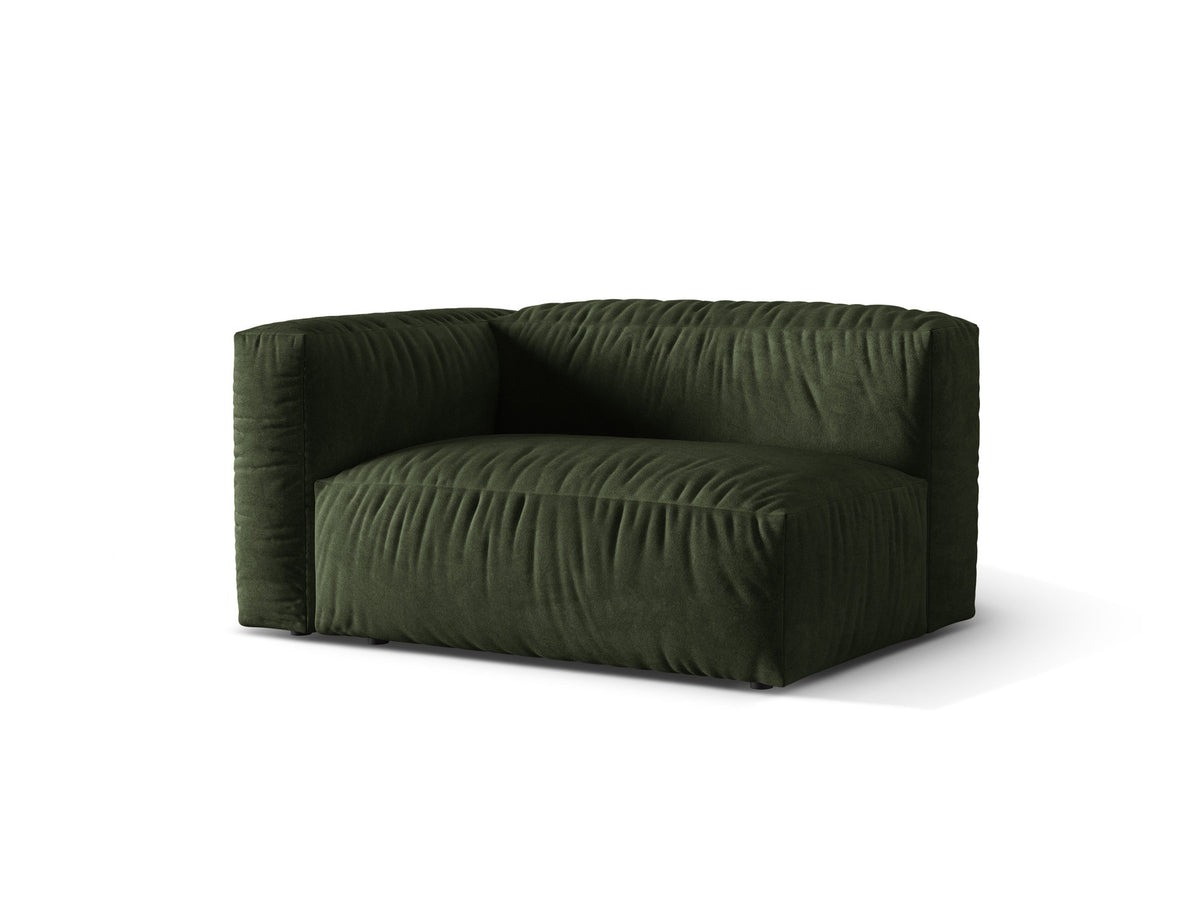 Martina Modul links 1 Sitzer in Green-Vogue präsentiert im Onlineshop von KAQTU Design AG. Modulares Sofa ist von Micadoni