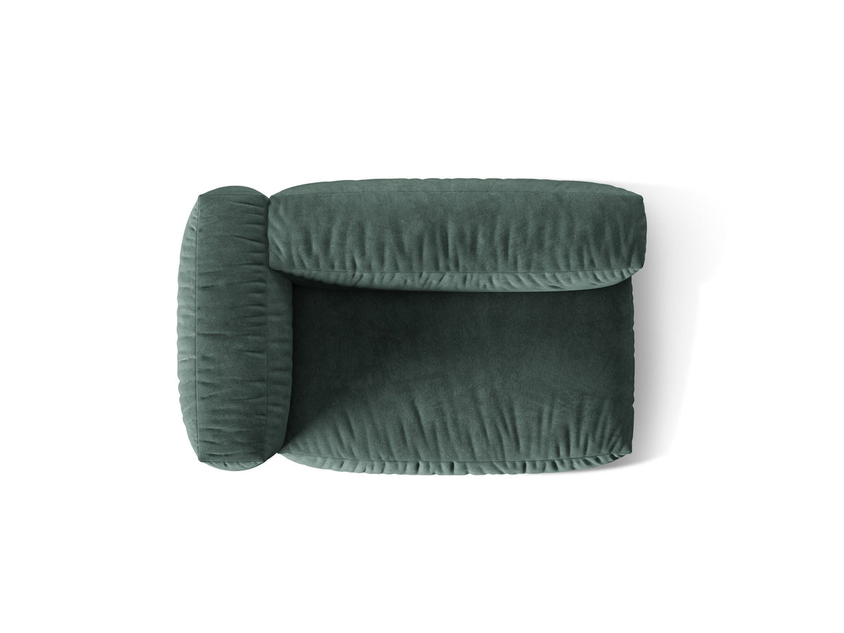 Martina Modul links 1 Sitzer in Petrol-Vogue präsentiert im Onlineshop von KAQTU Design AG. Modulares Sofa ist von Micadoni