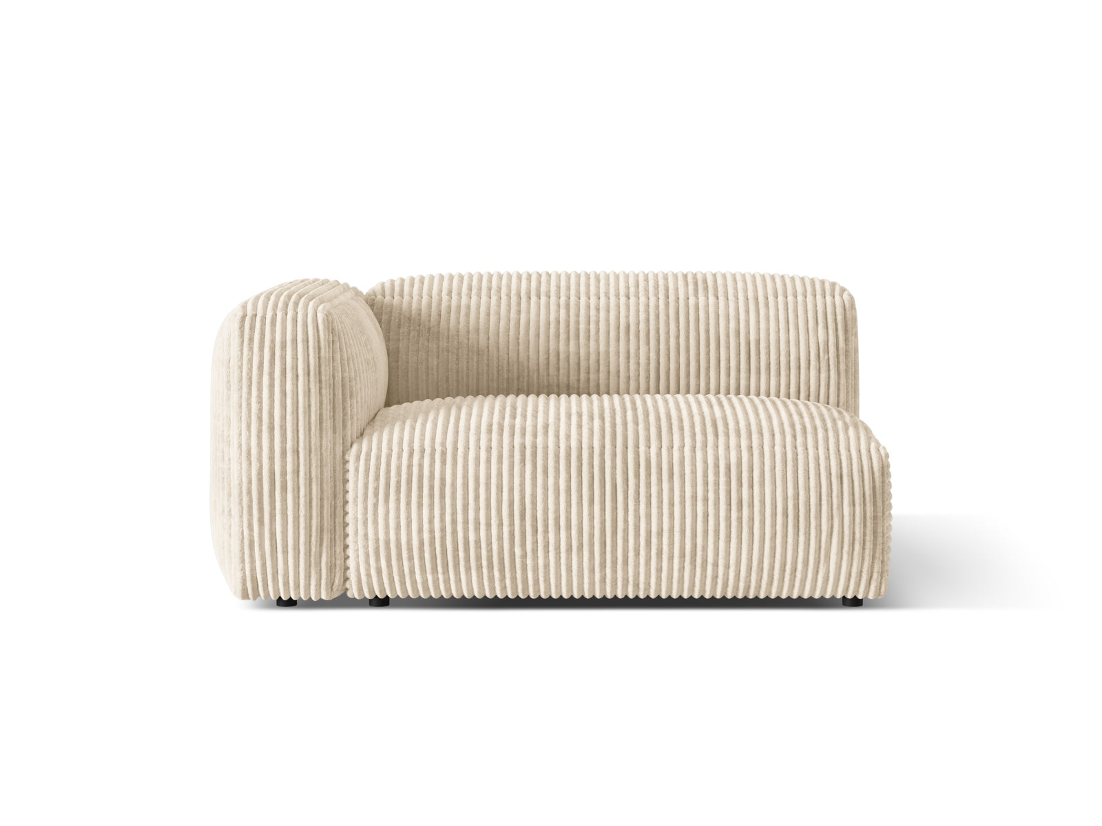 Martina Modul links 1 Sitzer in Light Beige präsentiert im Onlineshop von KAQTU Design AG. Modulares Sofa ist von Micadoni